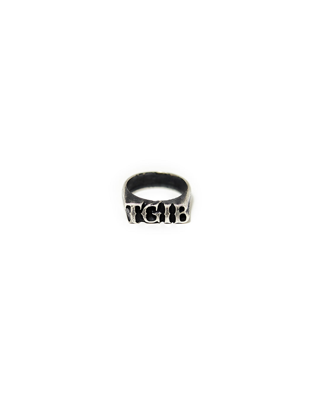 TGIB Silver Ring Dark